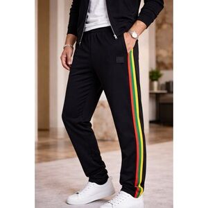 Acne Studios Norwich Face Track Pants Stripe Detail Unisex Stockholm Sz S